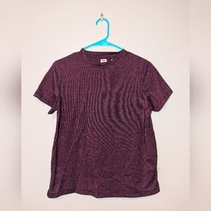 Levi's Shimmer Maroon T-Shirt